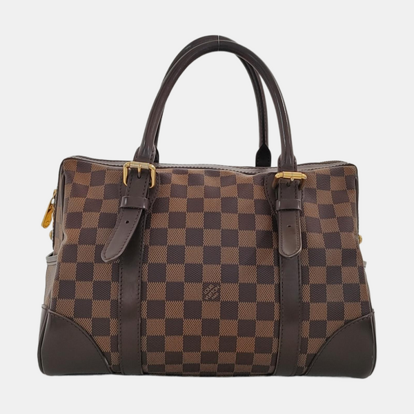 BERKELEY Damier Ebene Coated Canvas Brown