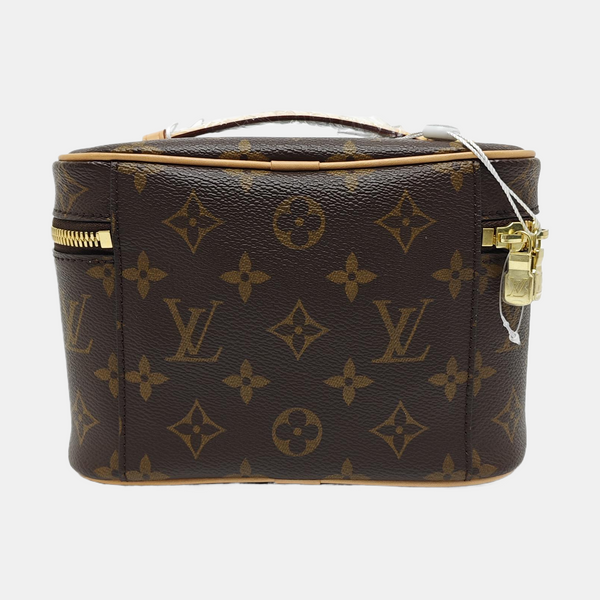 NICE Mini Monogram Coated Canvas Brown
