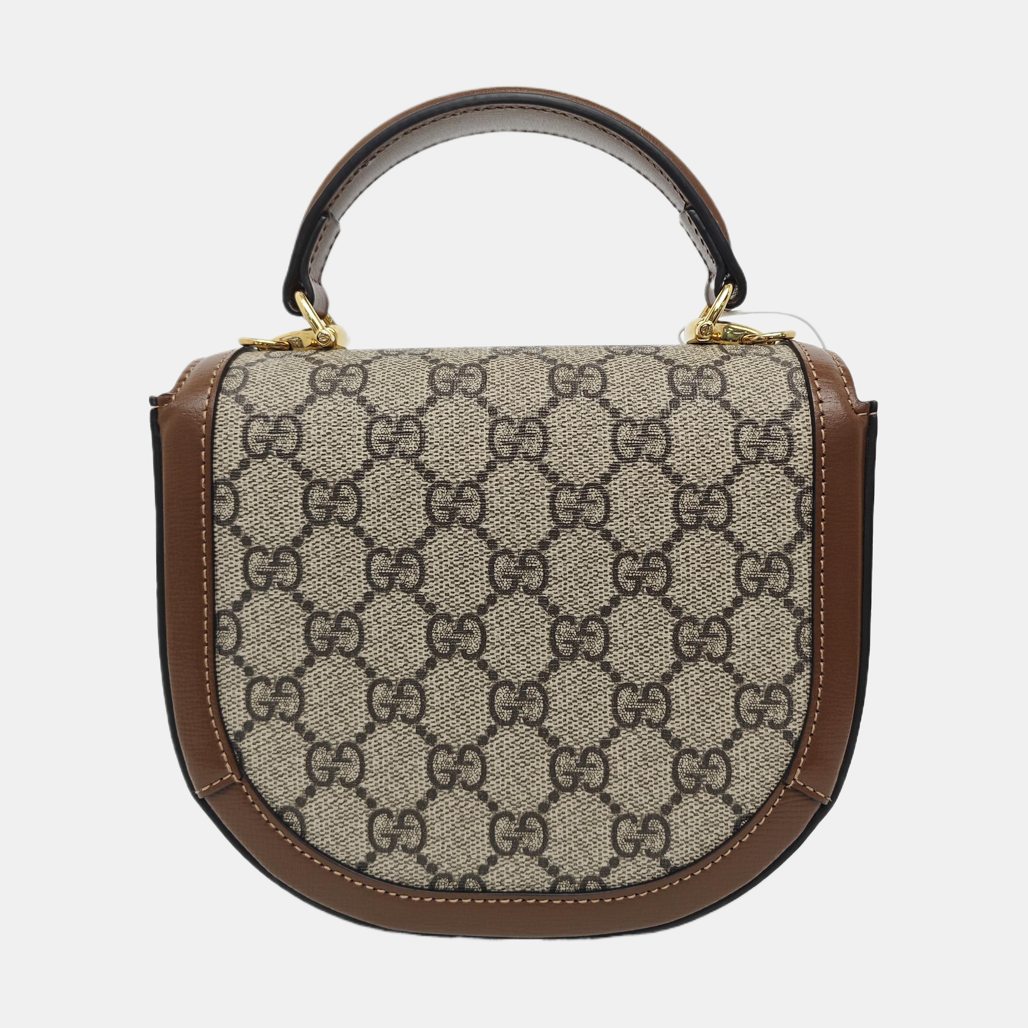 Horsebit 1955 Mini Monogram Coated Canvas Beige