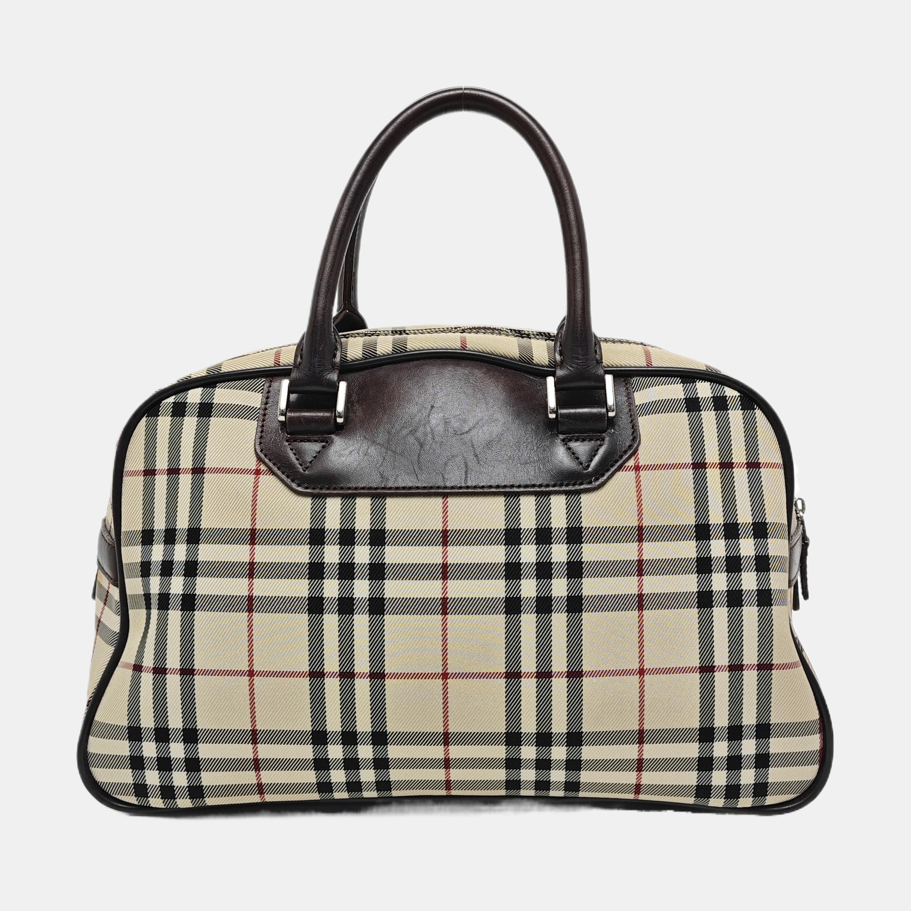 Canvas Top Handle Bag Beige