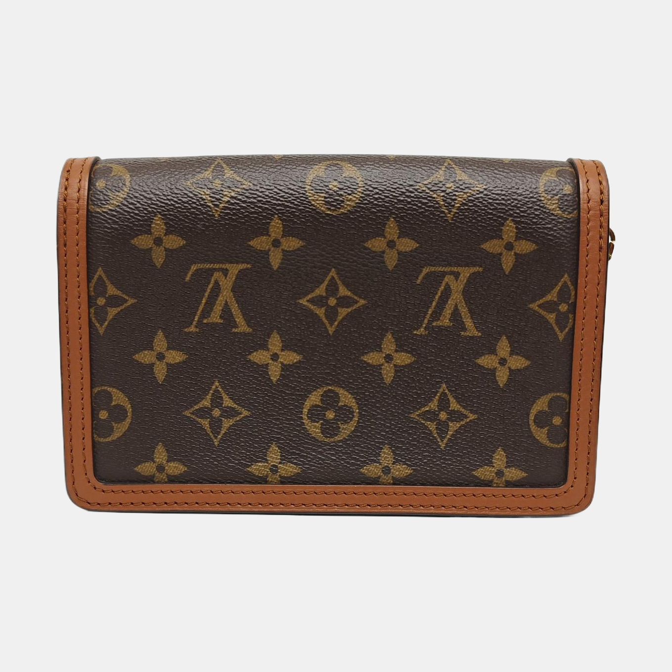 DAUPHINE WOC Monogram Coated Canvas Brown