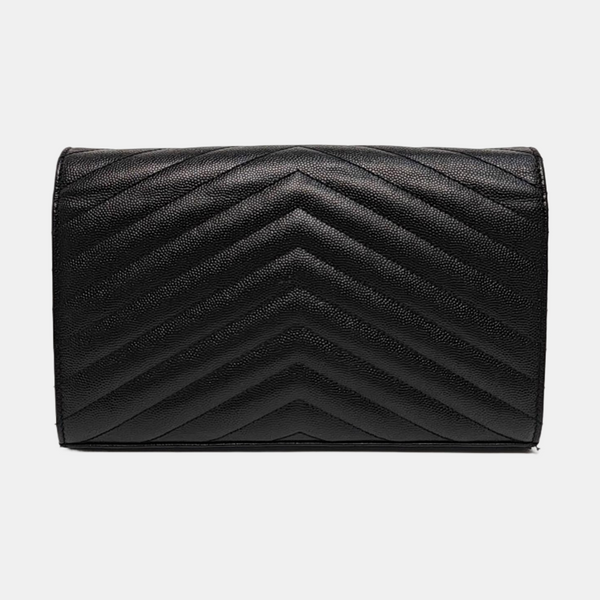 MONOGRAM Medium Chevron Calfskin Black