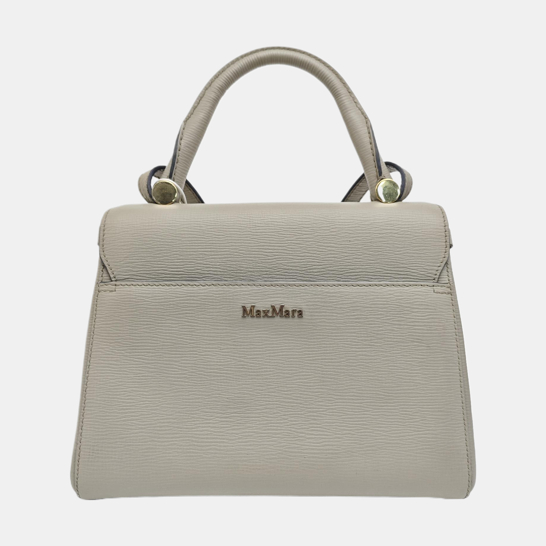 Calfskin Shoulder Bag Gray