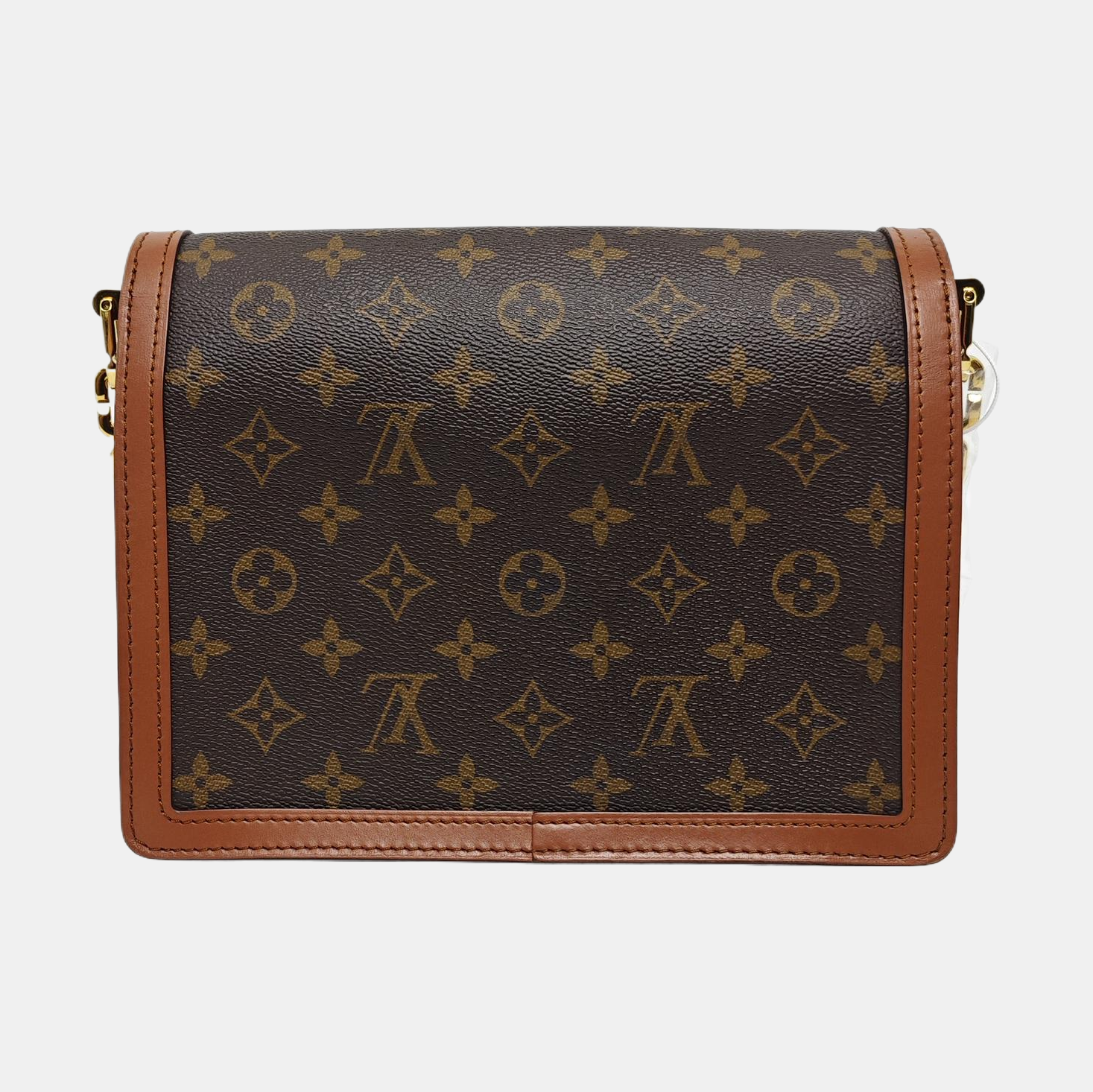 DAUPHINE MM Monogram Coated Canvas Brown