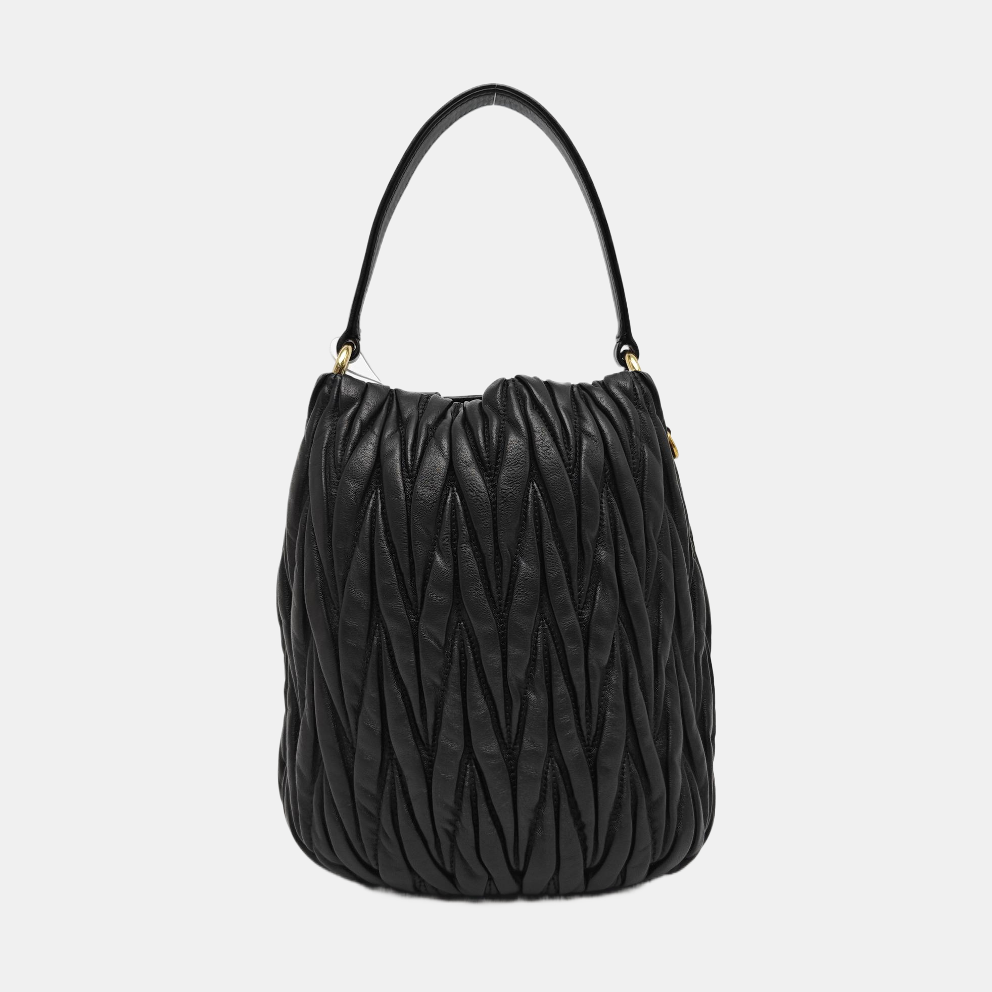 Matelassé Lambskin Black