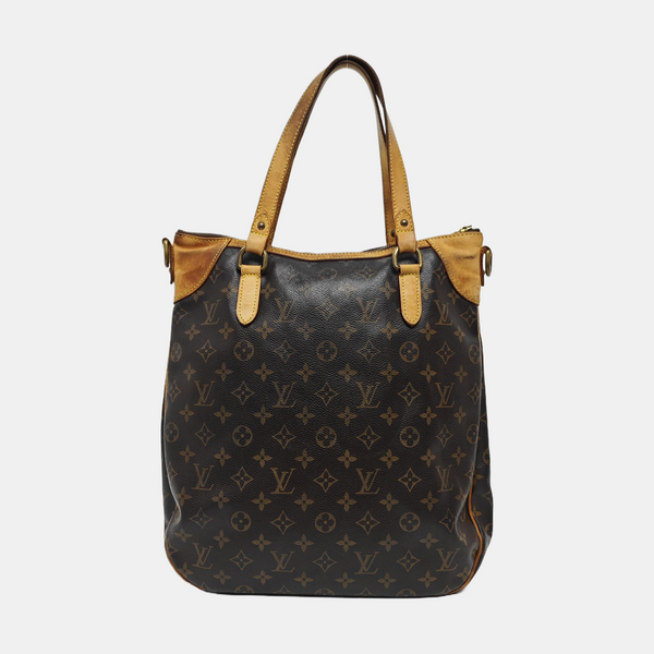 ODEON Monogram Coated Canvas Brown