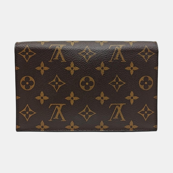 FLORE Monogram Coated Canvas Brown