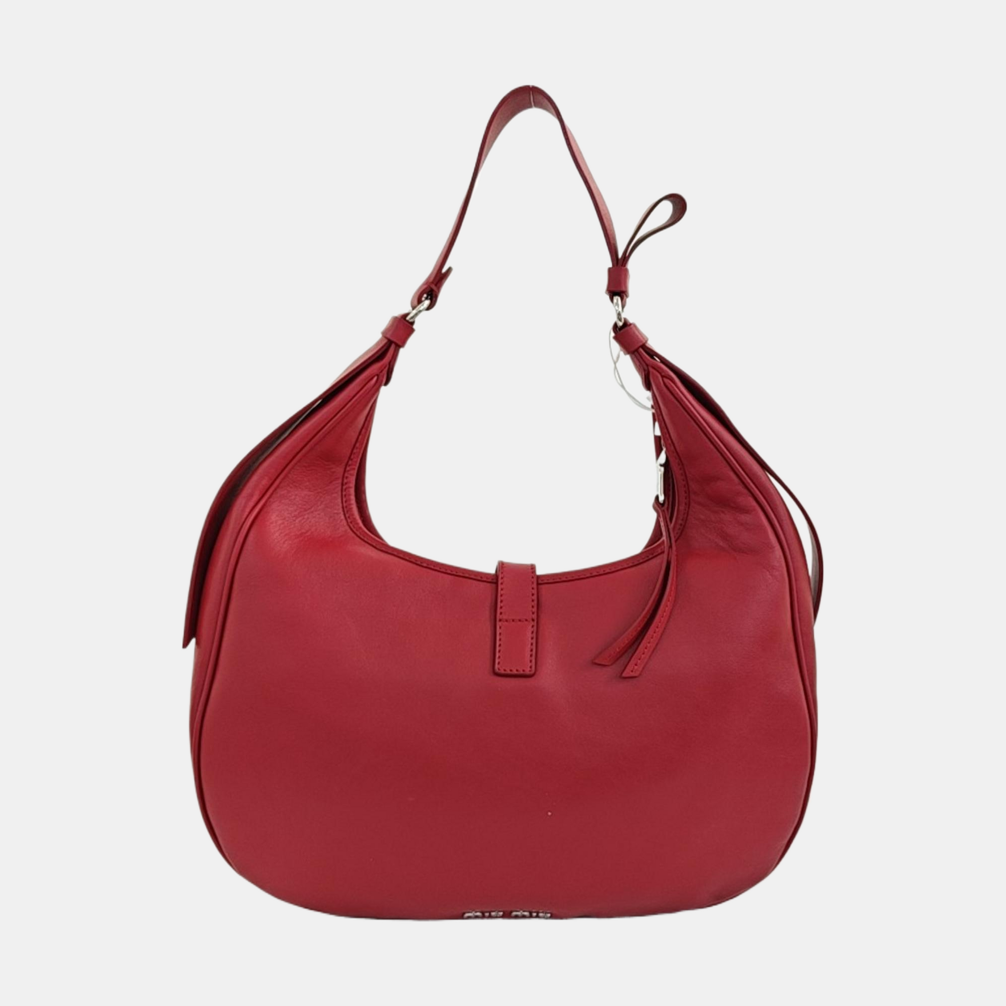 Calfskin Top Handle Bag Red