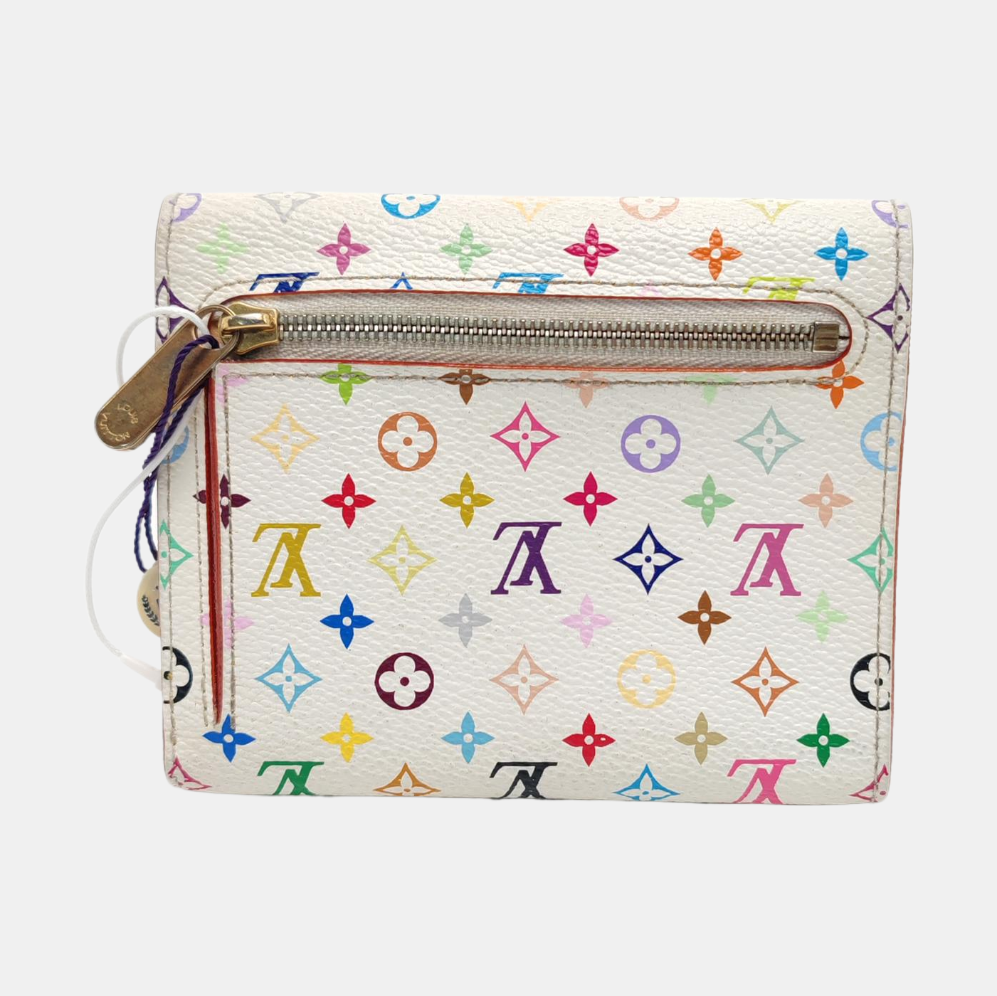 LV × TM KOALA Monogram Coated Canvas White Wallet