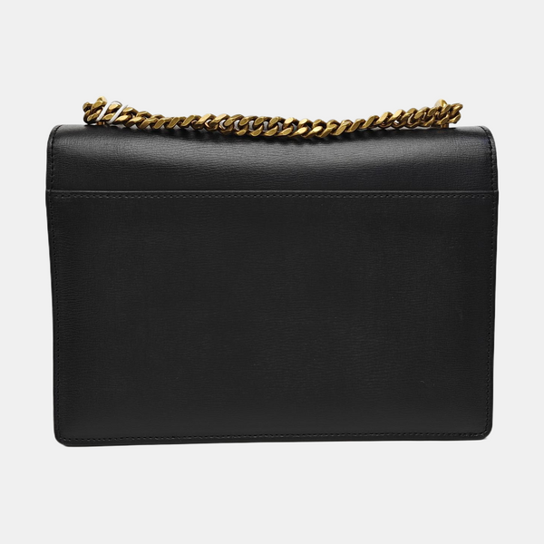SUNSET Medium Calfskin Black