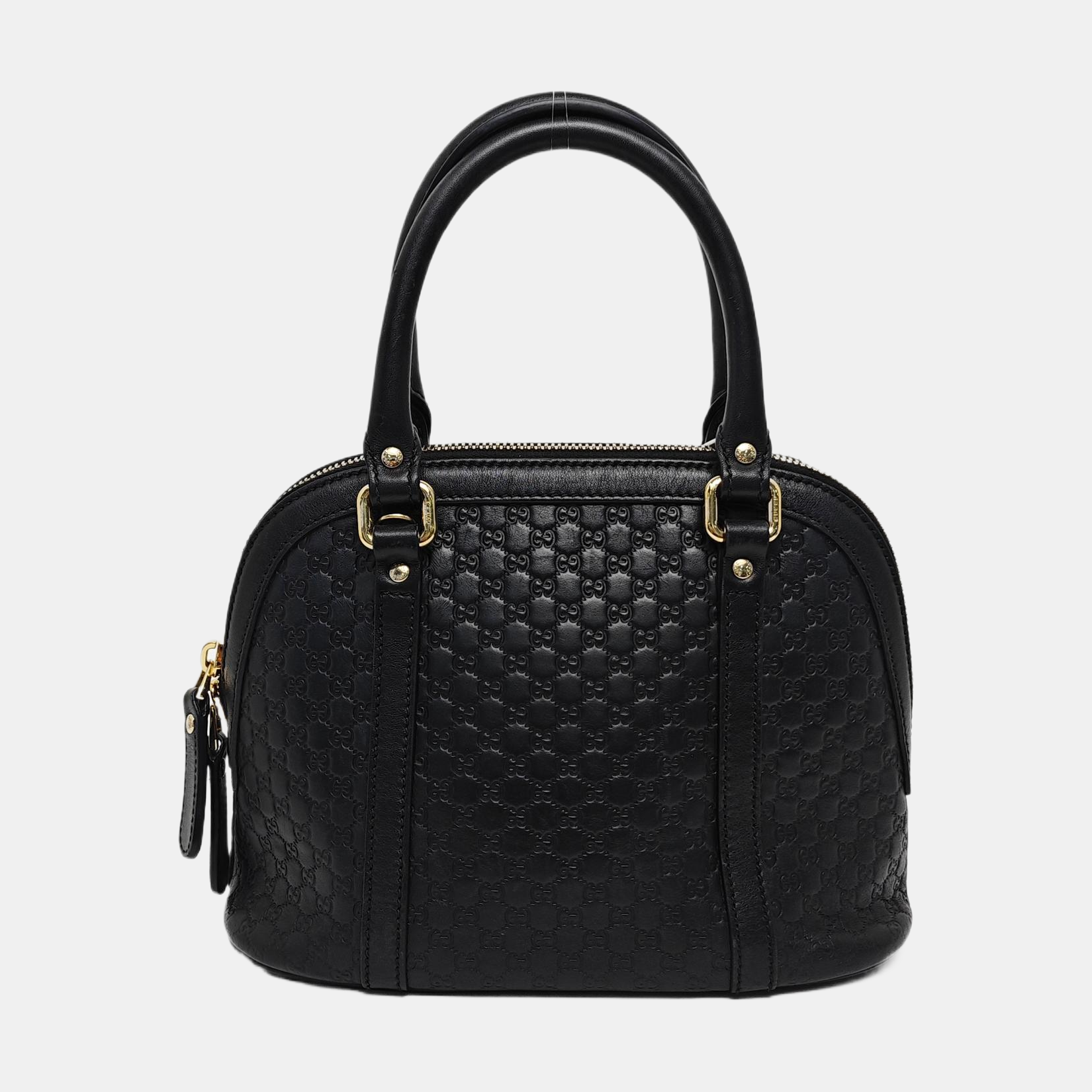 Microguccissima Monogram Calfskin Black