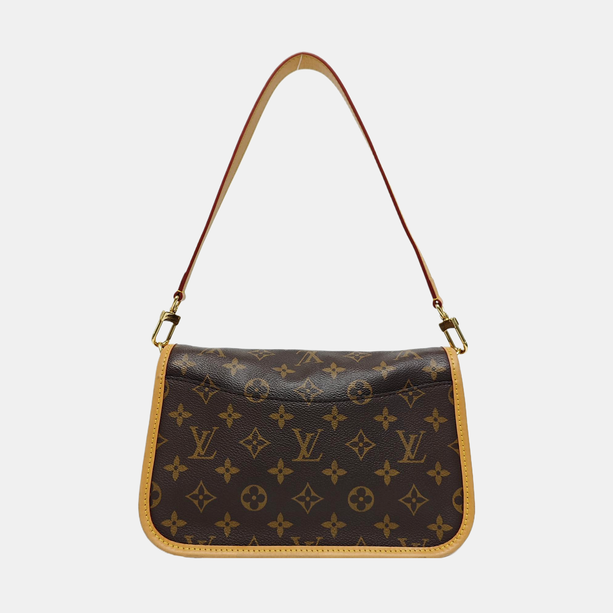 DIANE Monogram Coated Canvas Brown