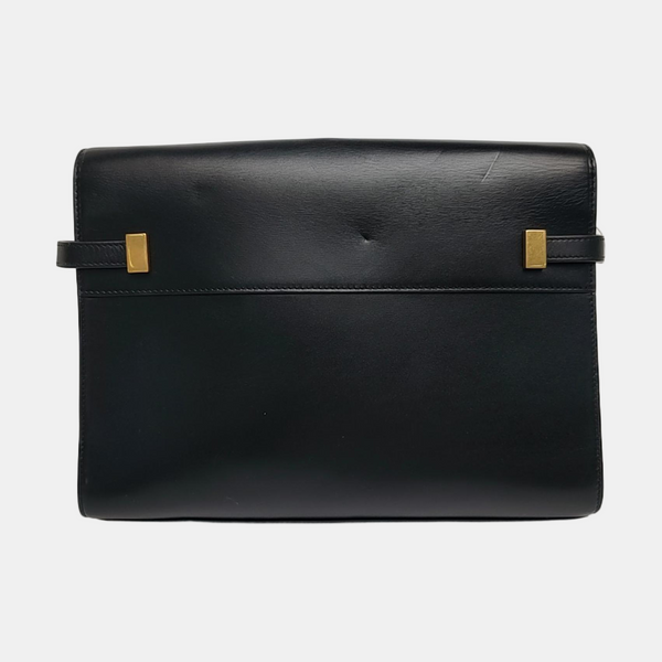 MANHATTAN Medium Calfskin Black