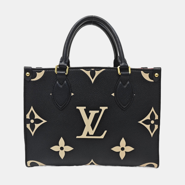 ONTHEGO PM Calfskin Black