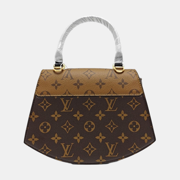Monogram Coated Canvas Shoulder Bag Super Mini Brown