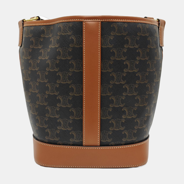 TRIOMPHE CANVAS Small Coated Canvas Brown