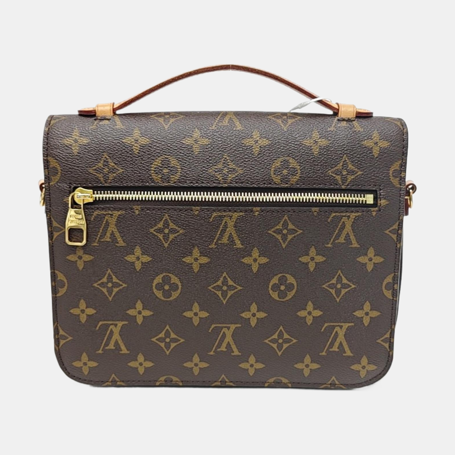 MÉTIS MM Monogram Coated Canvas Brown