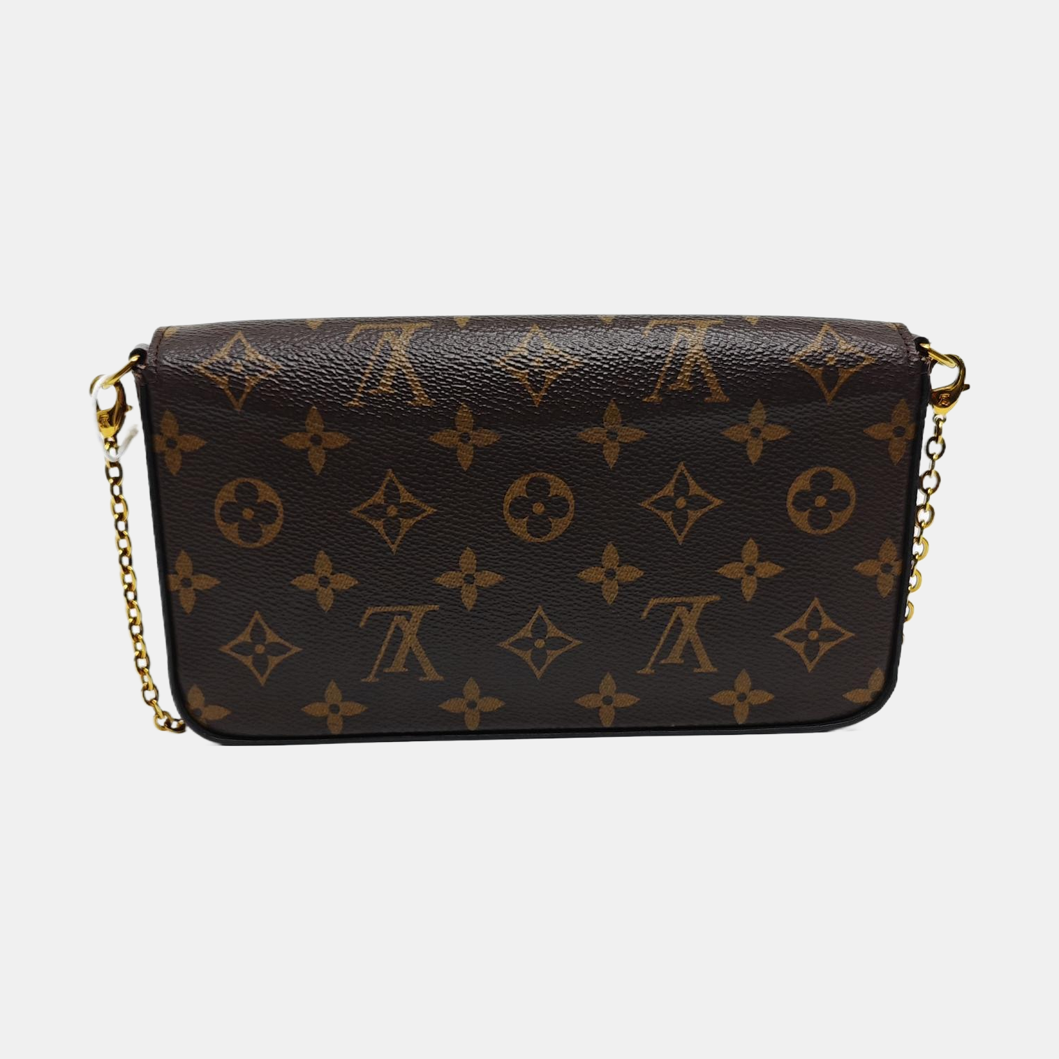 FÉLICIE Monogram Lona Revestida Marrón