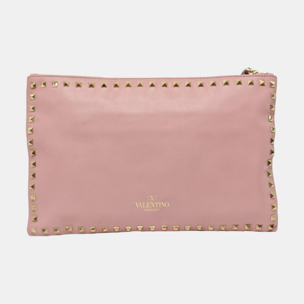 Rockstud Calfskin Pink