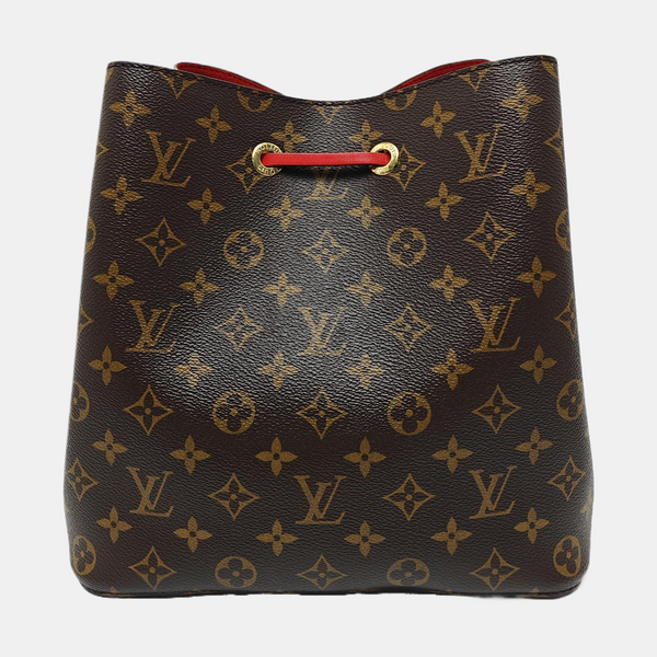 NÉONOÉ MM Monogram Coated Canvas Brown