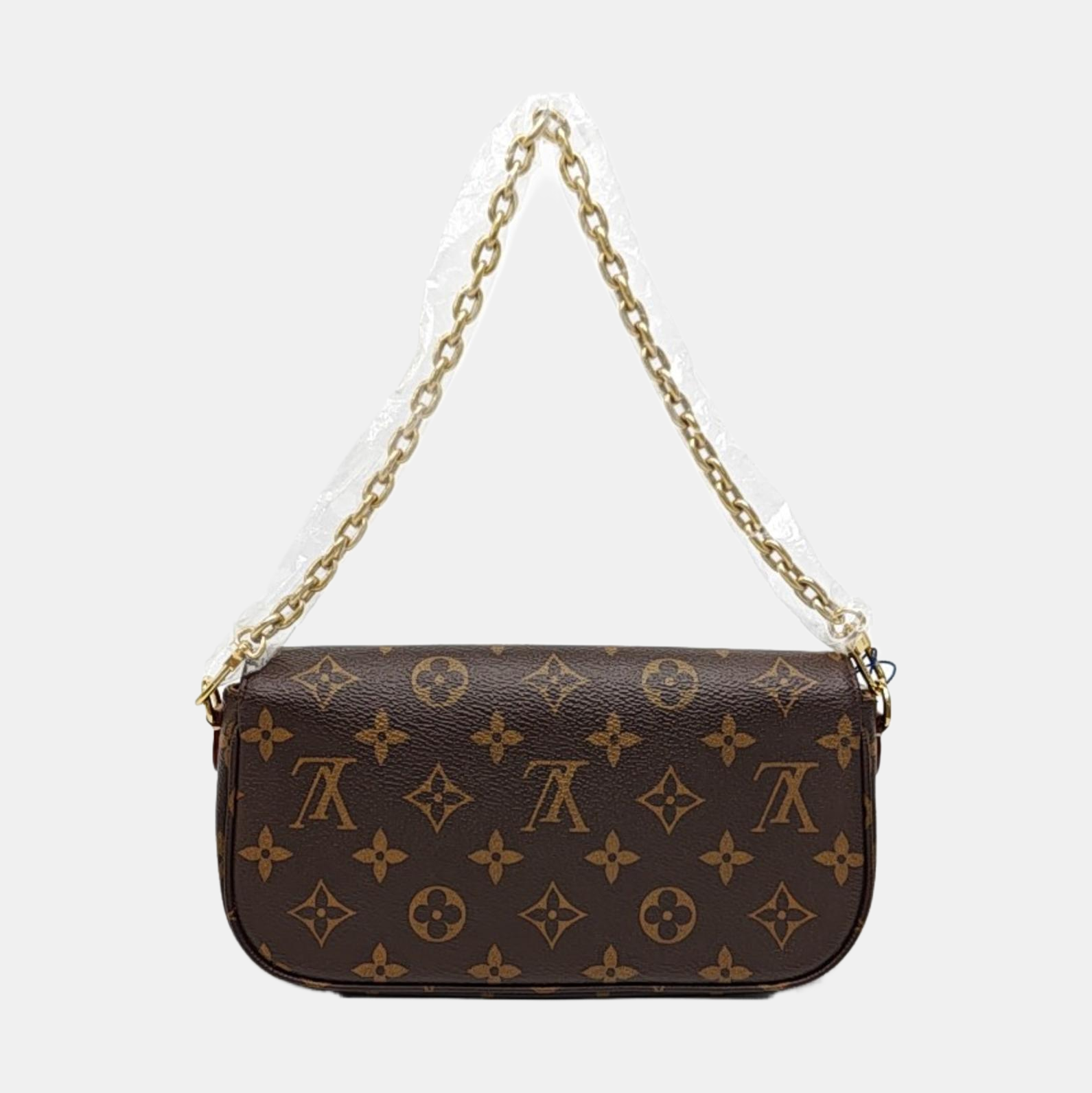 IVY Monogram Coated Canvas Brown