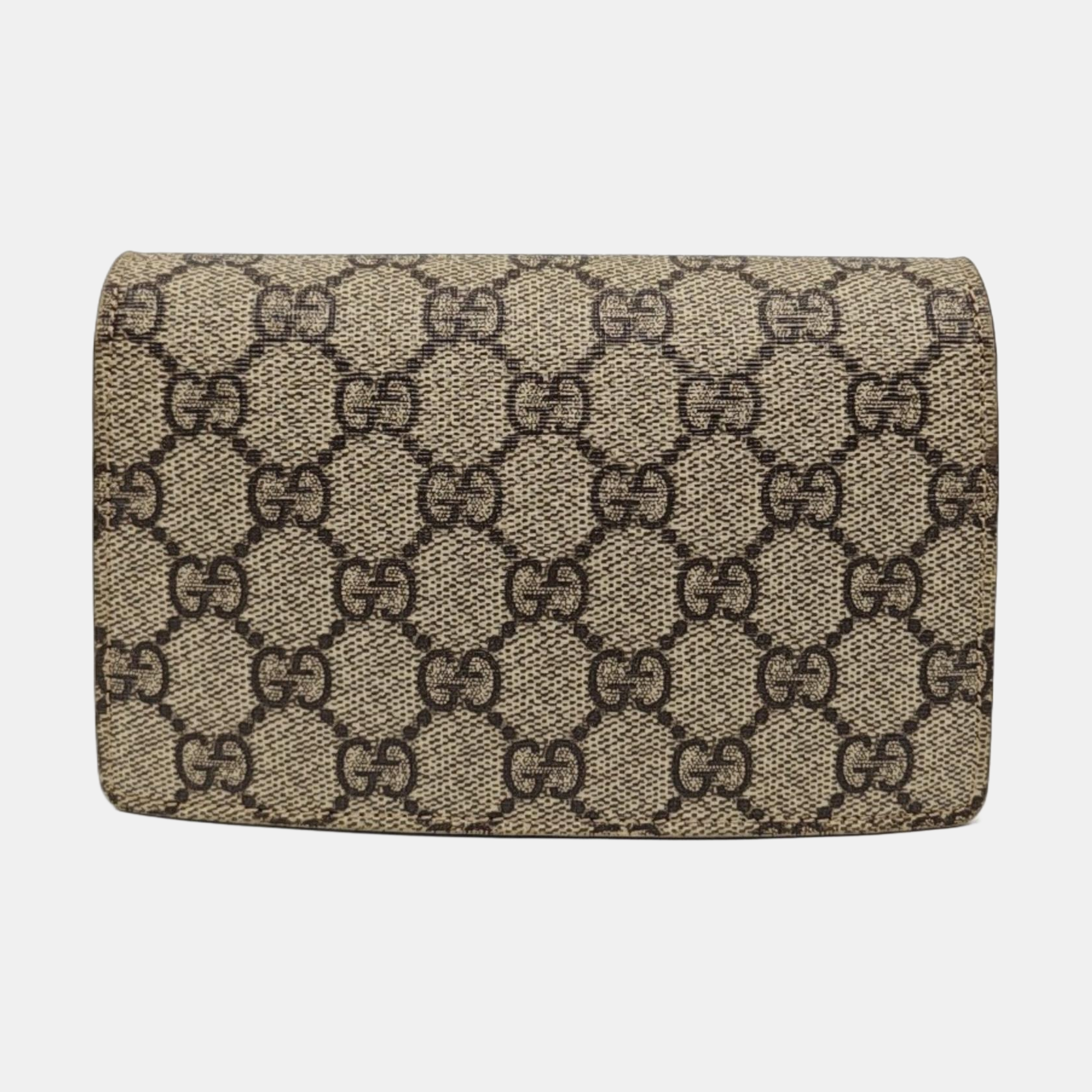 Dionysus Super Mini Monogram Coated Canvas Beige