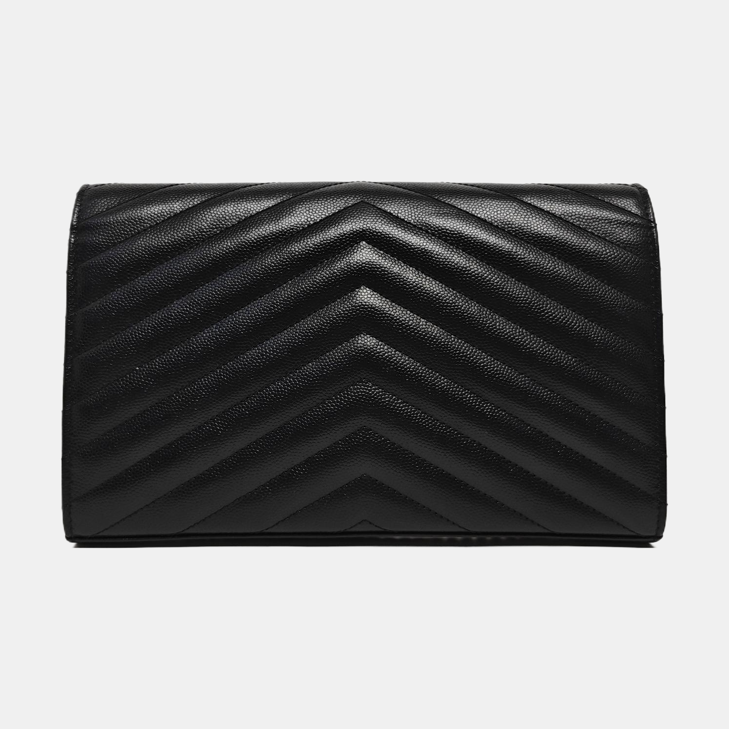 MONOGRAM Medium Chevron Calfskin Black