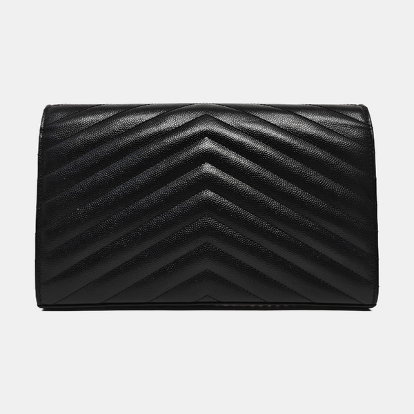 MONOGRAM Medium Chevron Calfskin Black