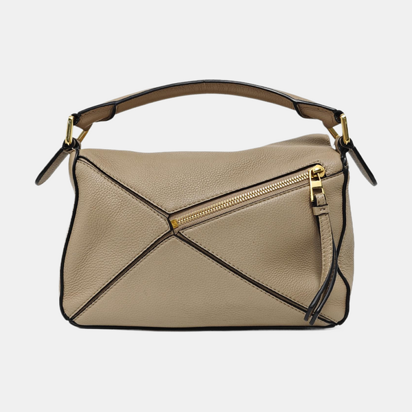 Puzzle Small Calfskin Beige