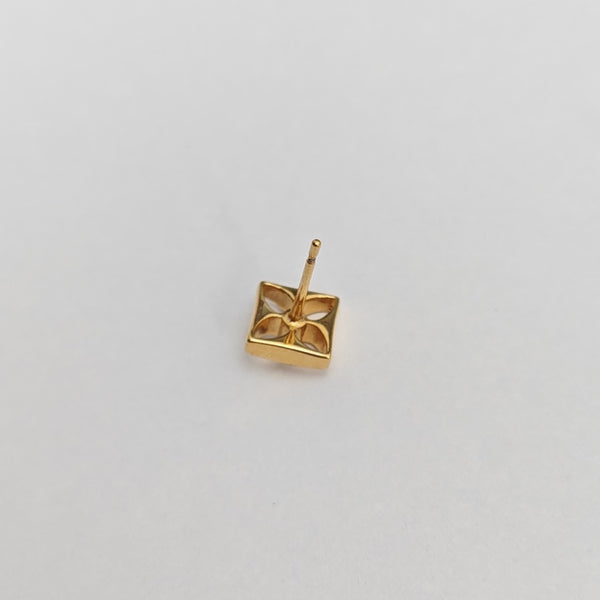 Metal Gold Stud Earrings
