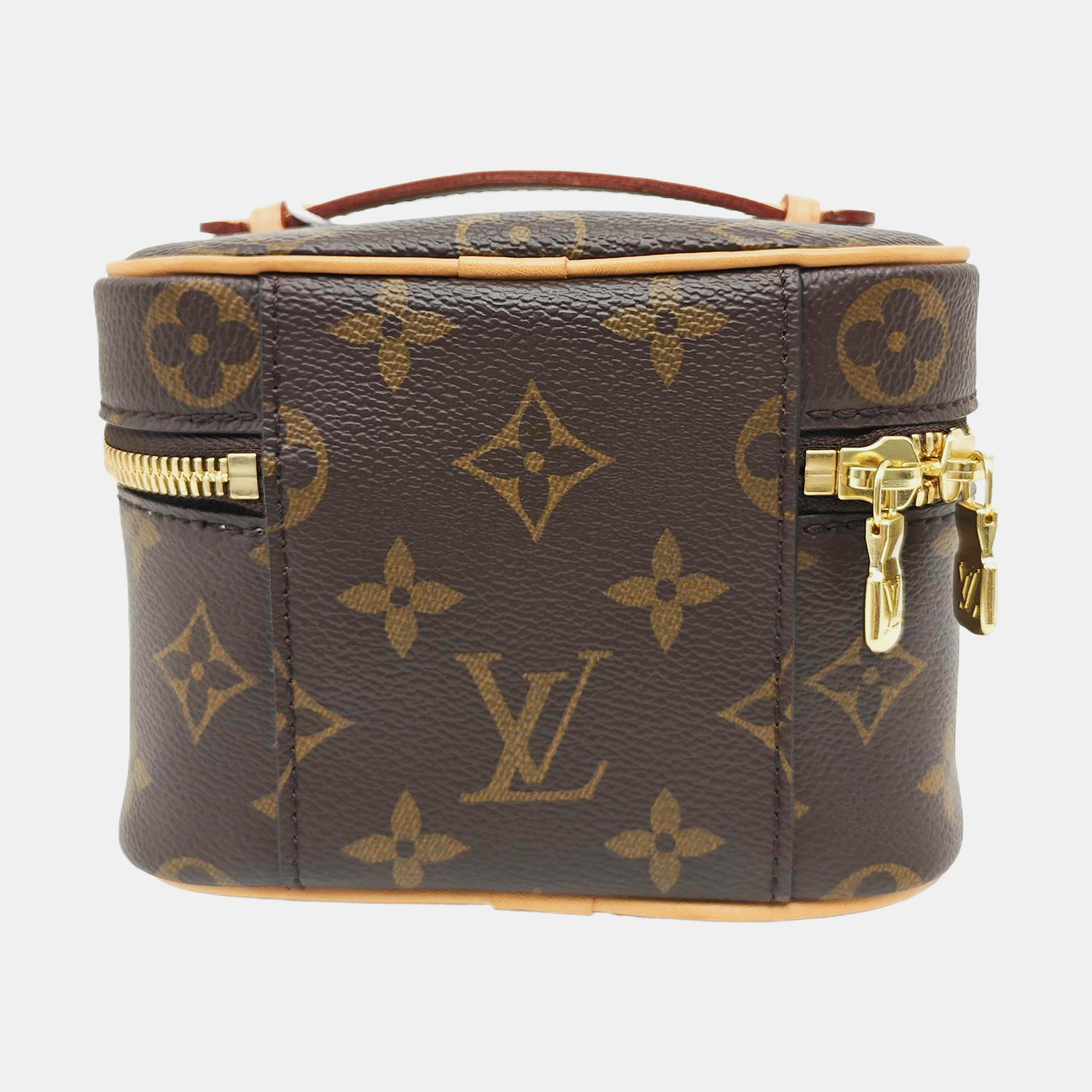 NICE Super Mini Monogram Coated Canvas Brown