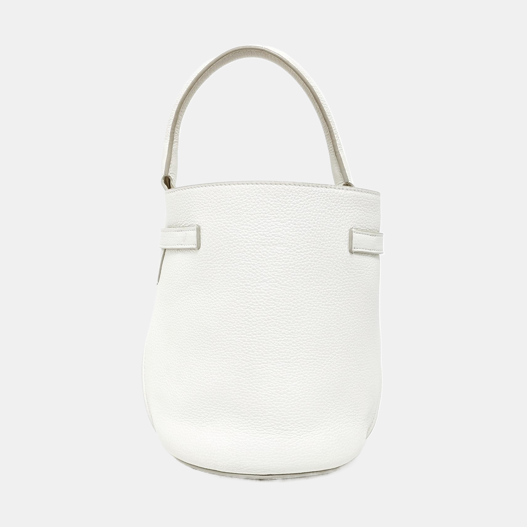 BIG BAG Nano Calfskin White