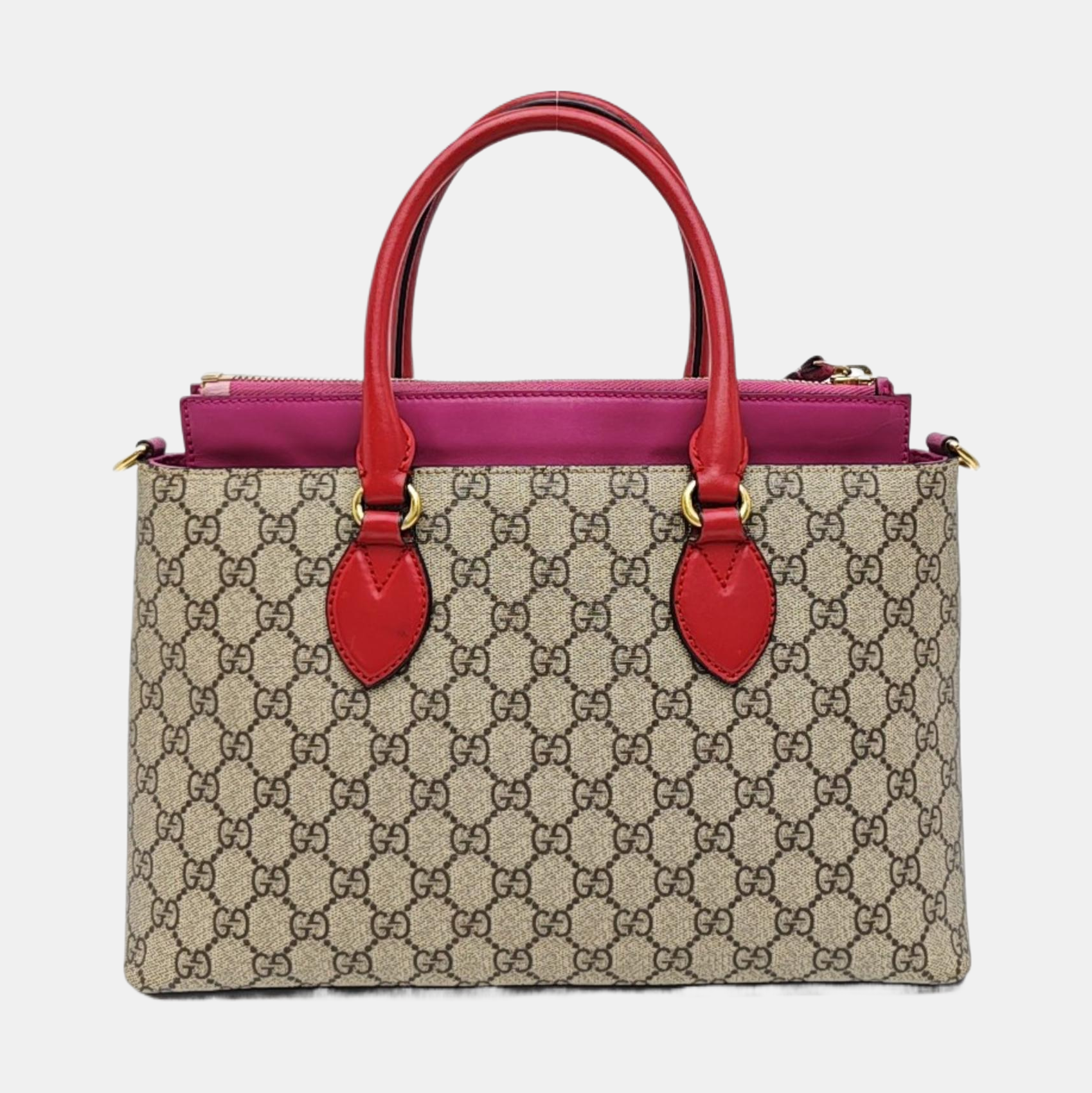 GG Blooms Monogram Coated Canvas Beige