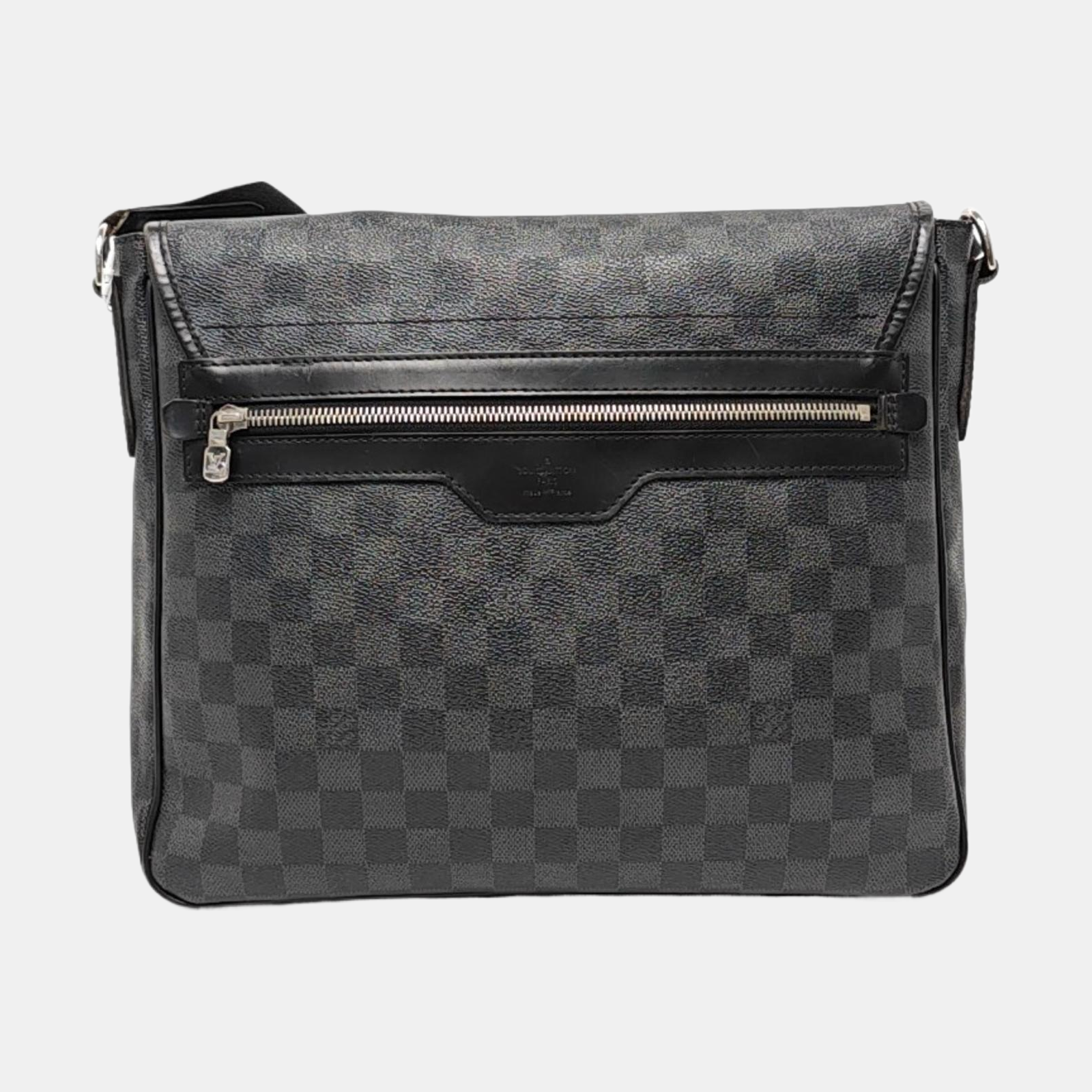 DANIEL Damier Graphite Coated Canvas Gray