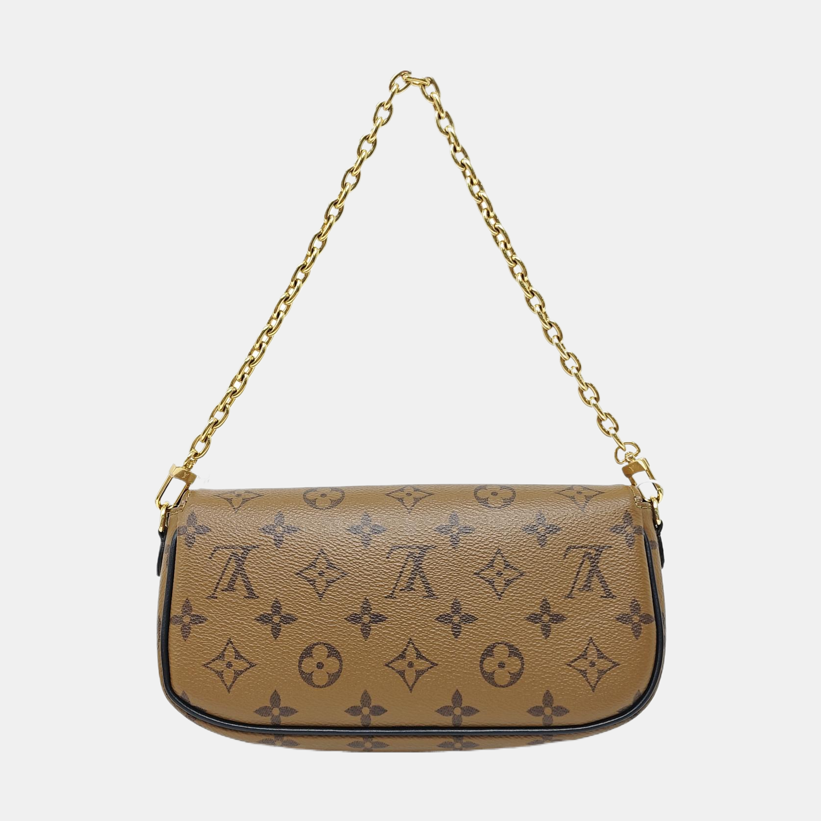 IVY Monogram Coated Canvas Brown