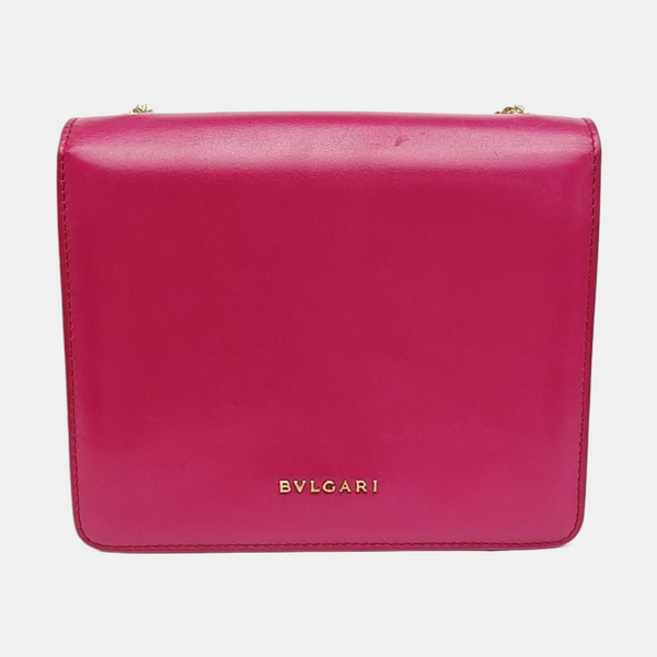 BVLGARI Calfskin Red