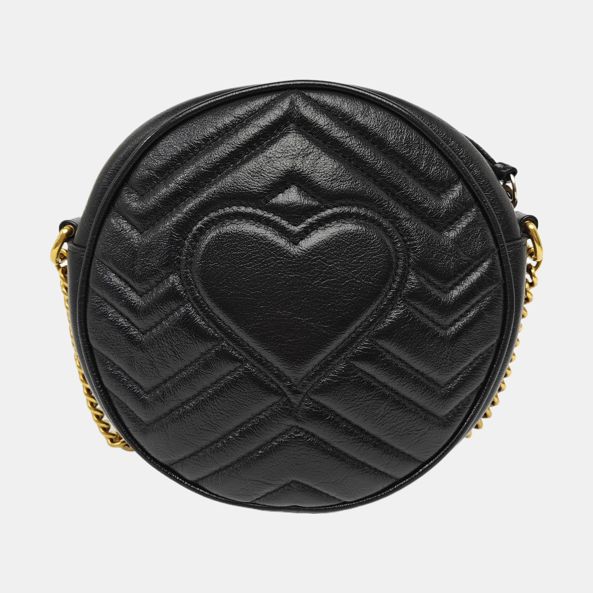 GG Marmont Mini Quilted Calfskin Black