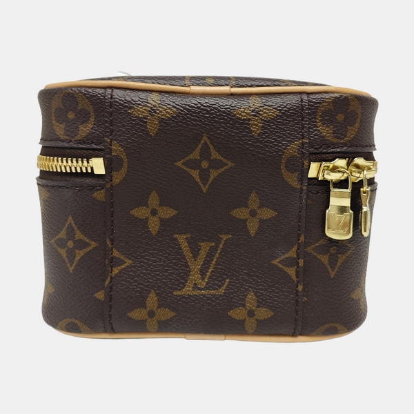 NICE Super Mini Monogram Coated Canvas Brown