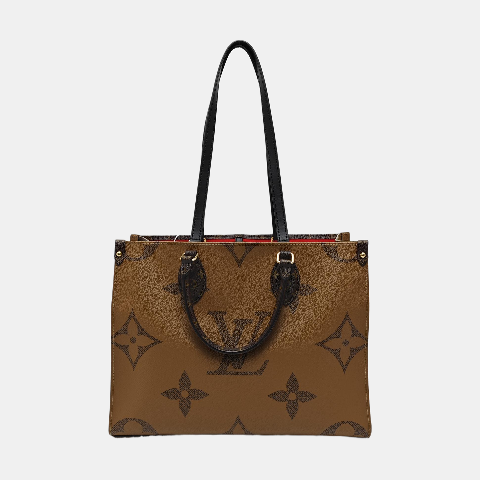ONTHEGO MM Monogram Coated Canvas Brown