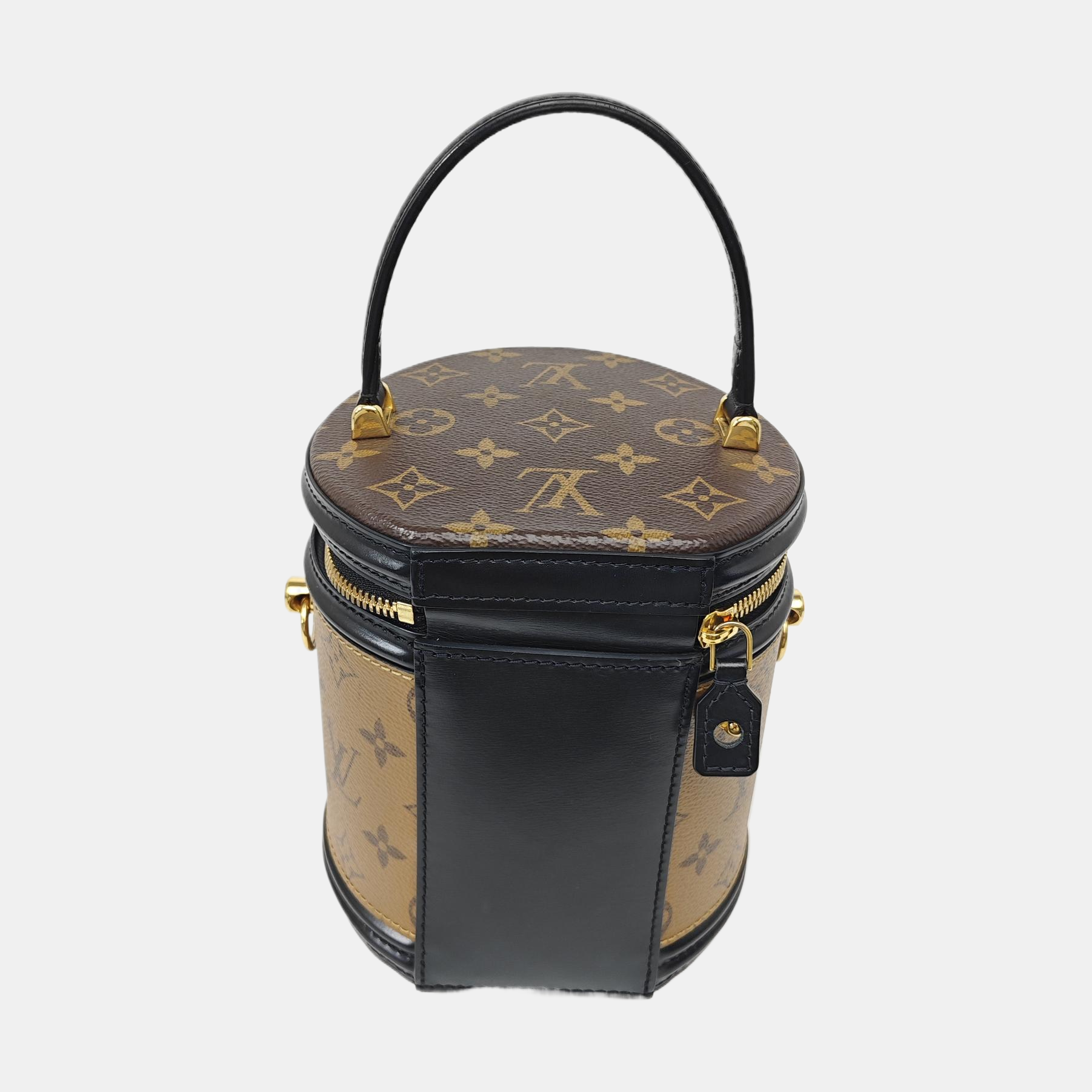 CANNES PM Monogram Coated Canvas Brown