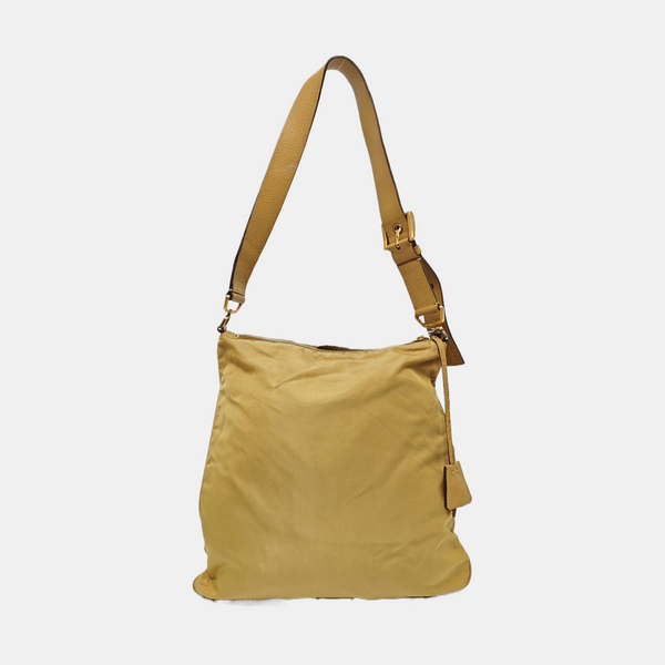 Nylon Shoulder Bag Yellow