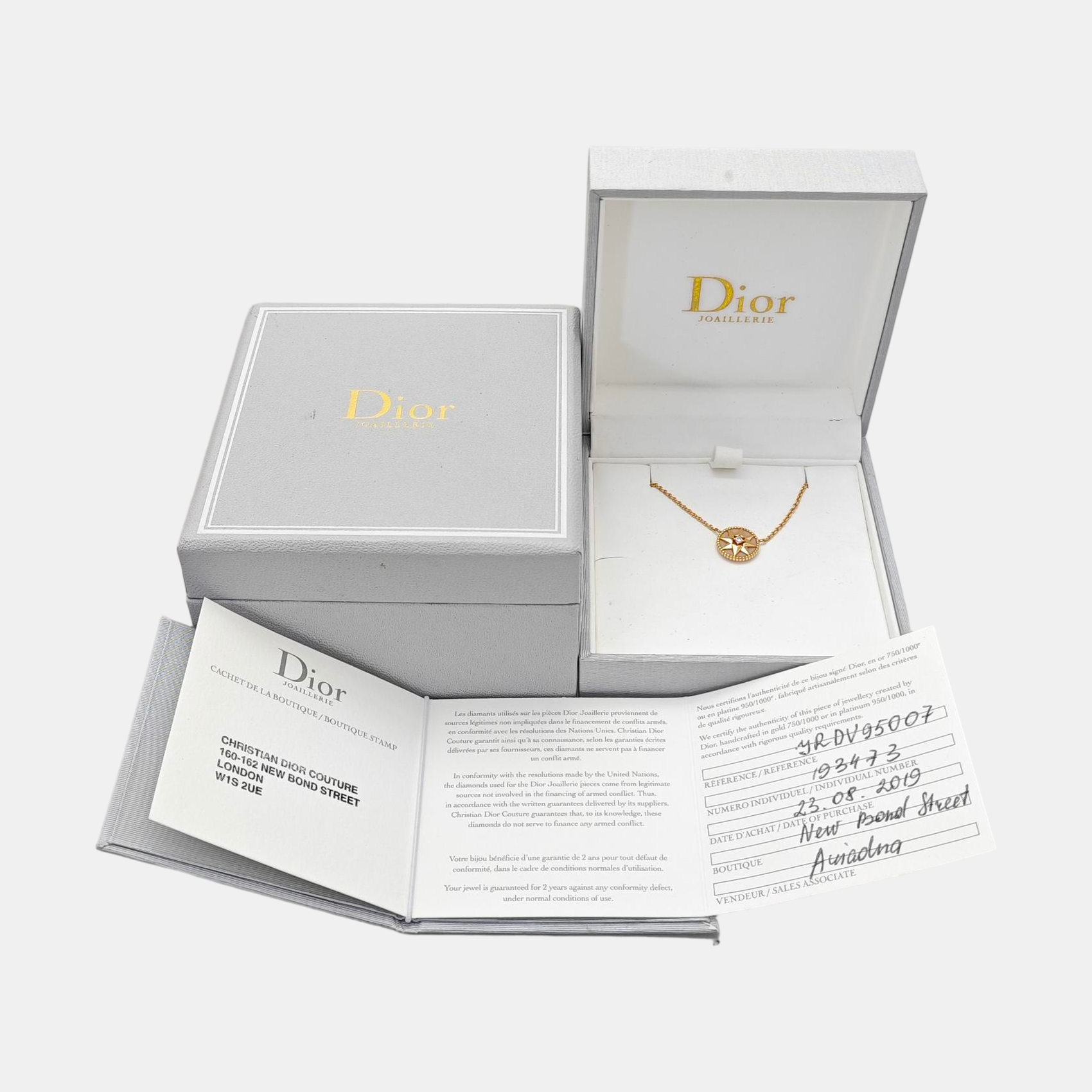 Rose Des Vents 18k Rose Gold Necklace