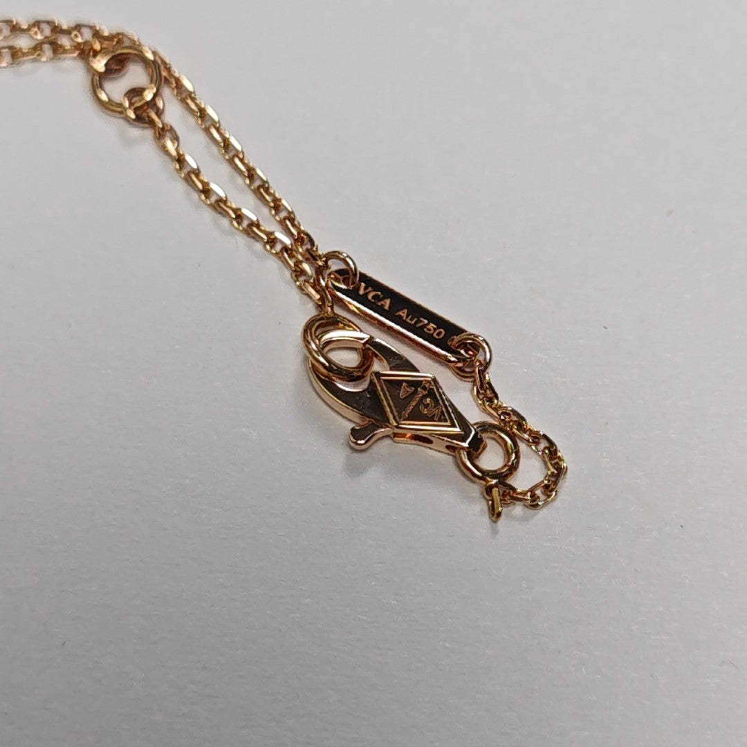Sweet Alhambra 18k Rose Gold Necklace