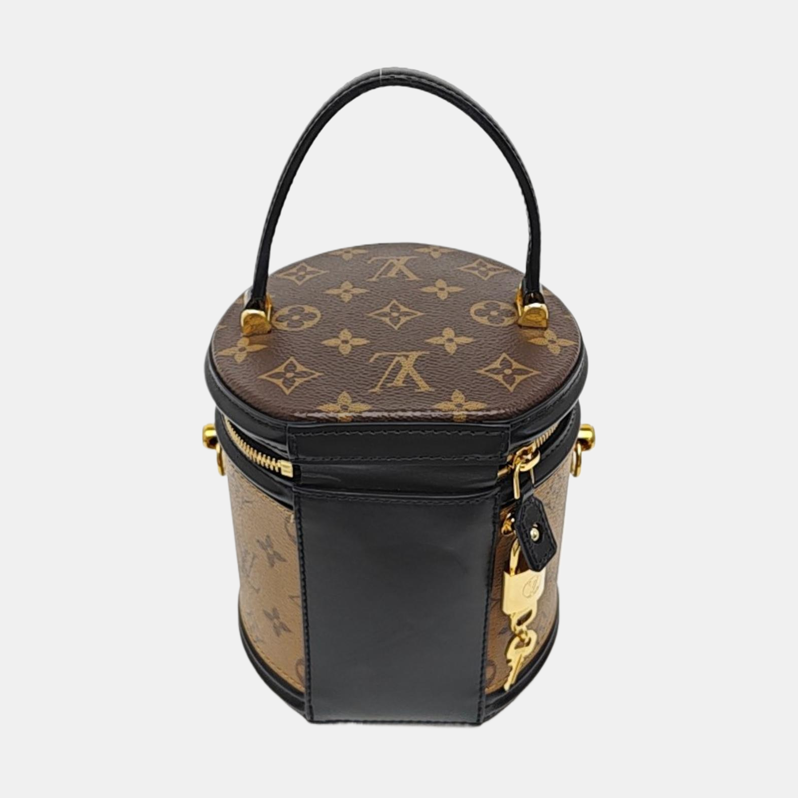 CANNES PM Monogram Coated Canvas Brown