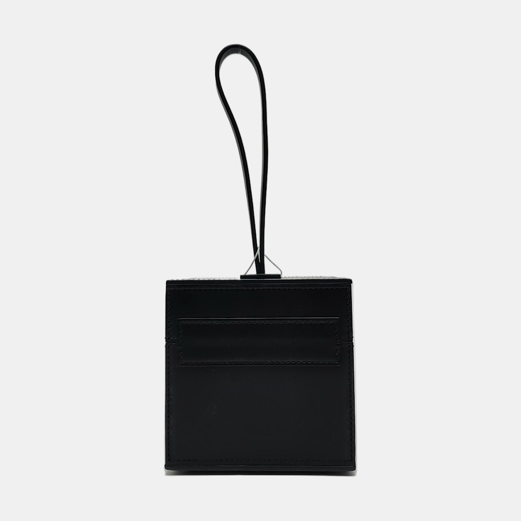 Calfskin Top Handle Bag Black