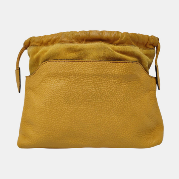 Calfskin Shoulder Bag Yellow