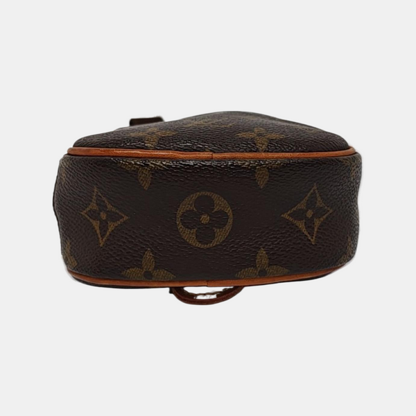 GANGE Monogram Coated Canvas Brown