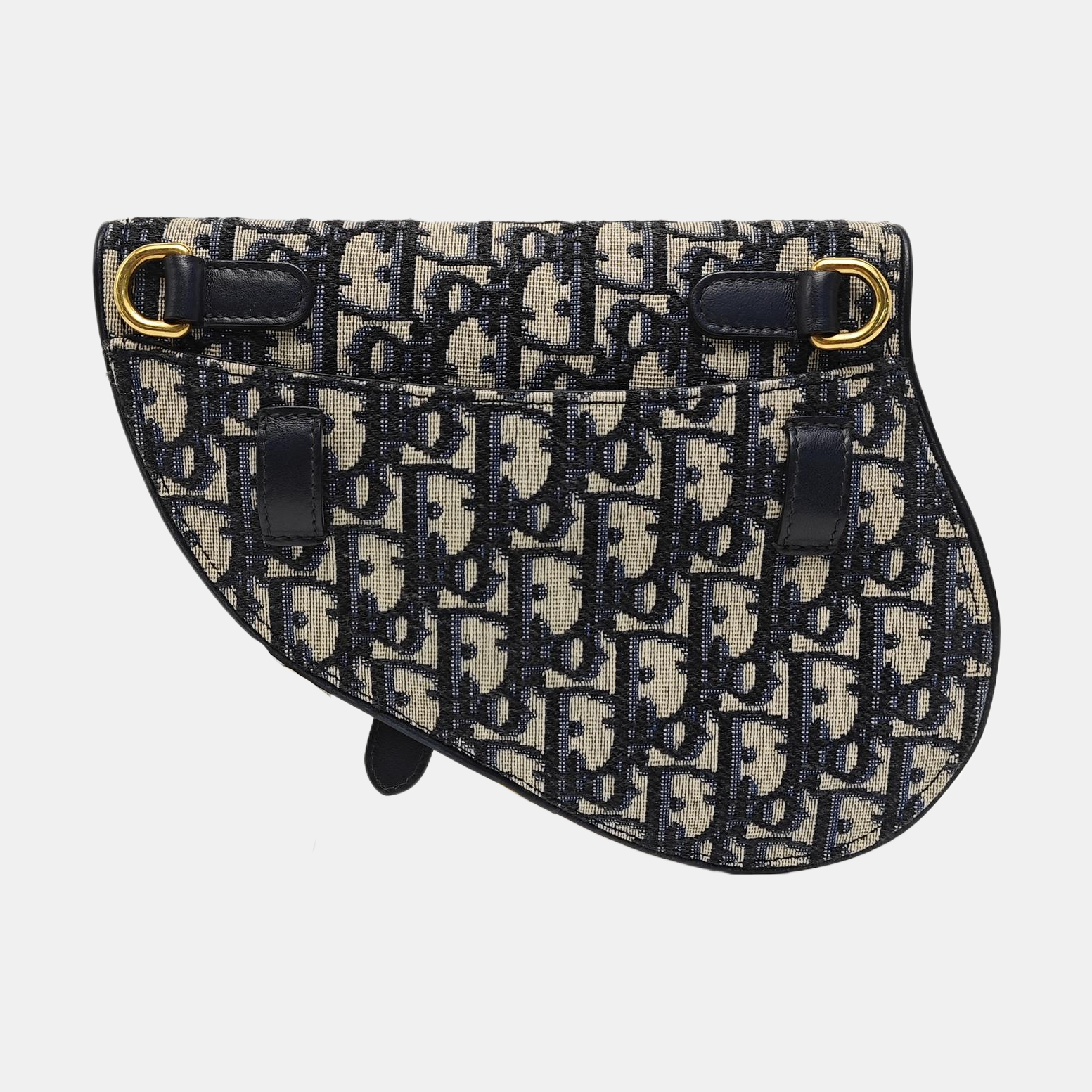 Saddle Mini Oblique Canvas Blue