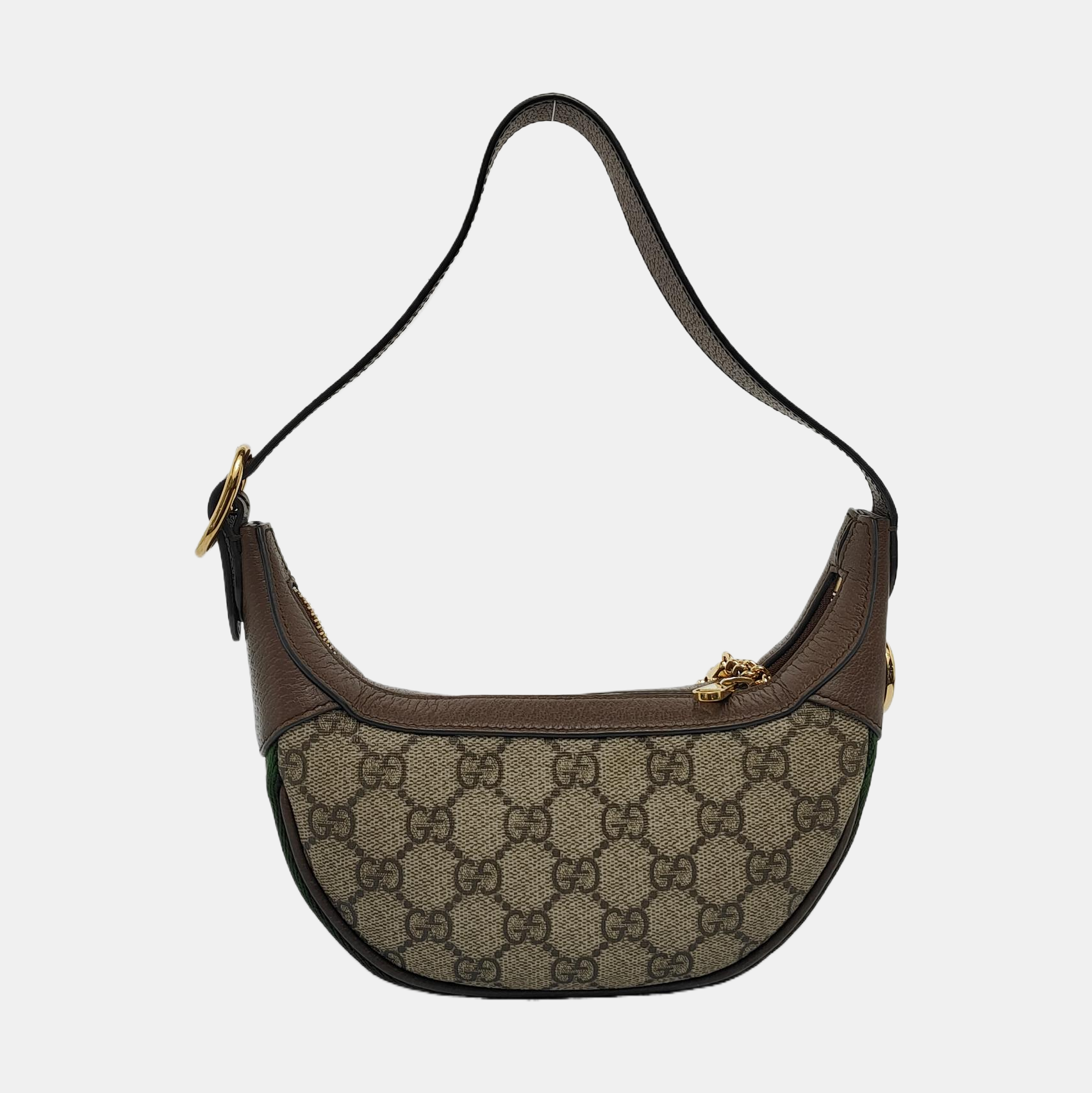 Ophidia Mini Monogram Coated Canvas Beige
