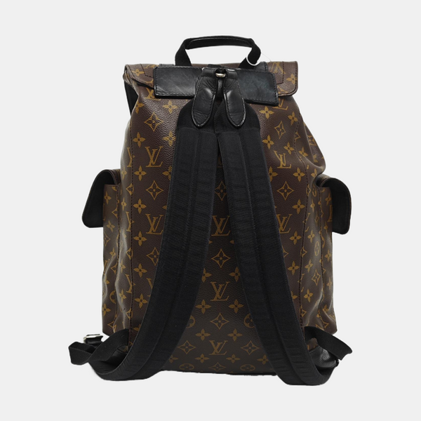 CHRISTOPHER MM Monogram Coated Canvas Brown